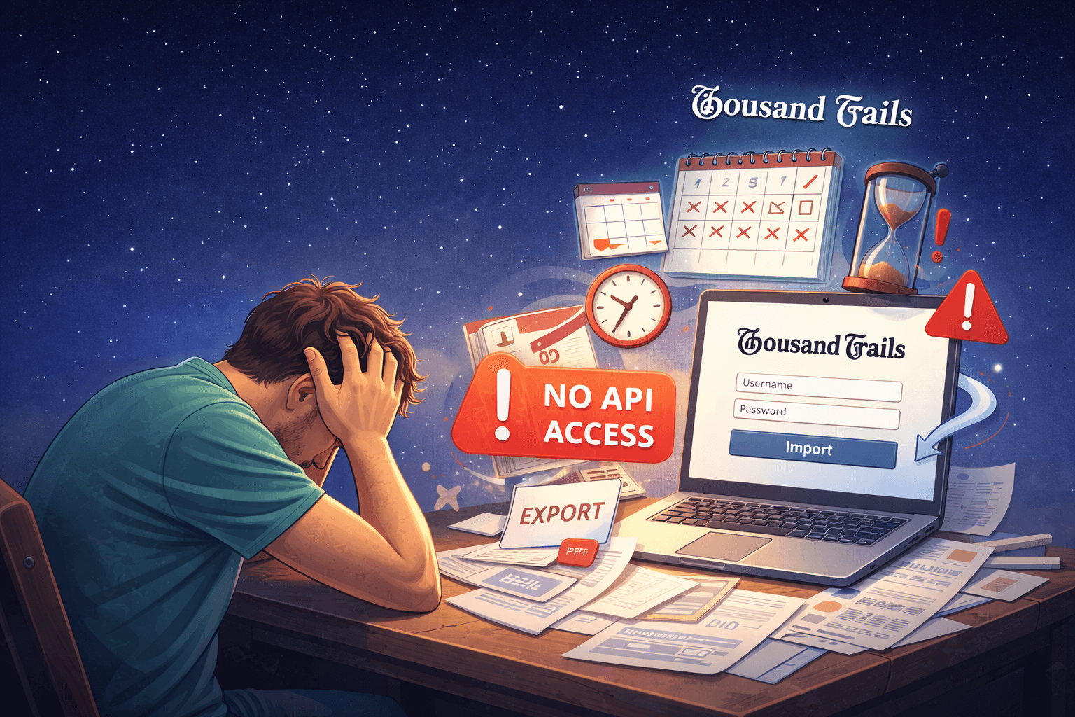 Why Importing Thousand Trails Reservations Is a Manual Process